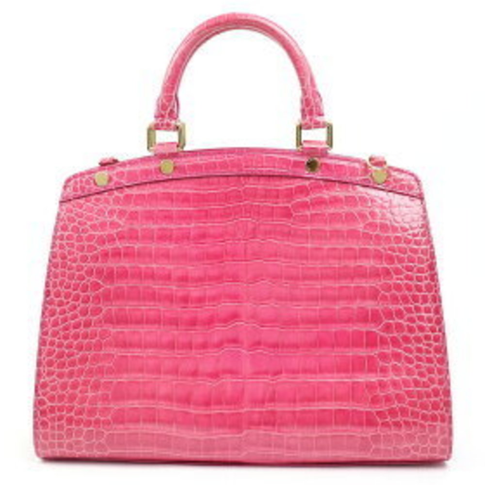Louis Vuitton Doctors Pink Bag Tote Handbag GM Fuchsia Brea Exotic Alligator